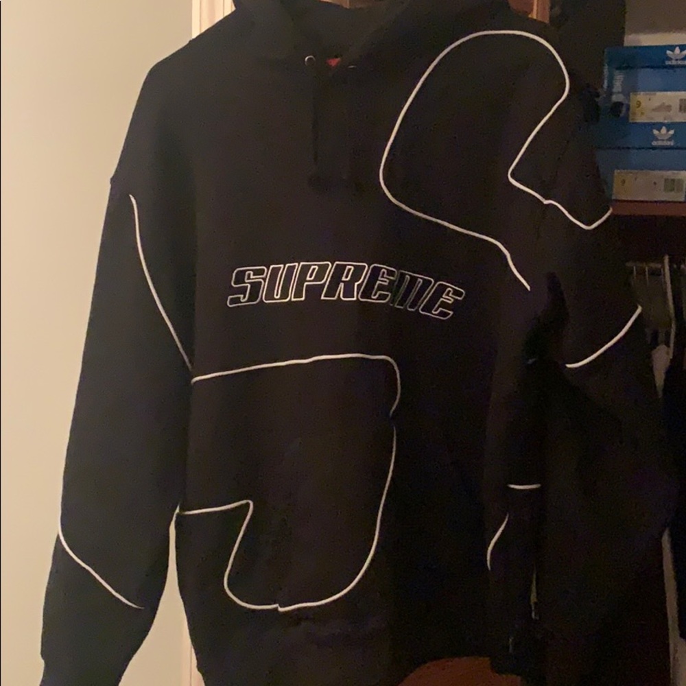 Supreme “Big S” Hoodie (size M)